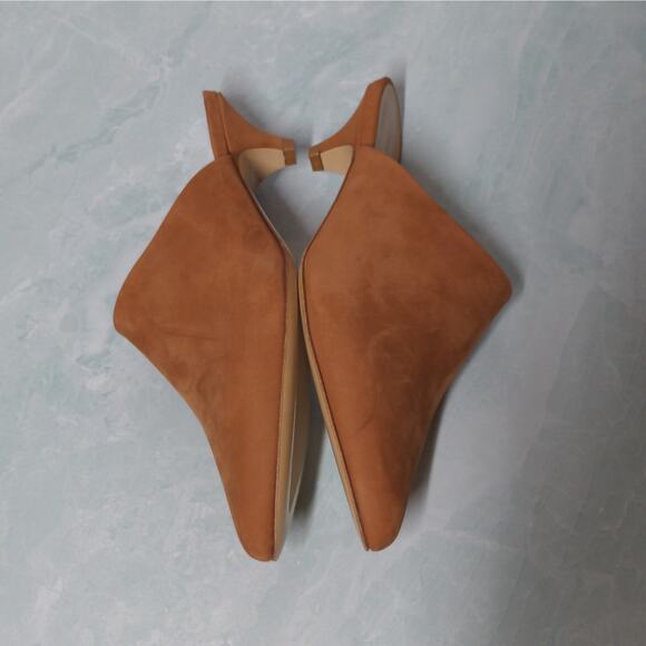 Jenni Kayne Oiled Leather Kitten Heel Mule in Walnut – Size 37 (US 7) – NWOT - Picture 4 of 12